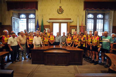 RV Adler im Rathaus Fidenza